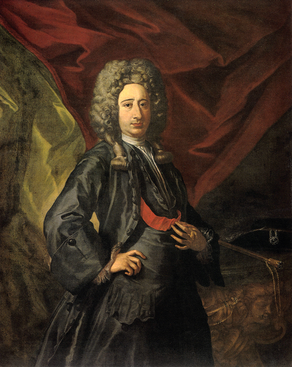 Ritratto di Francesco Marino Caracciolo, principe di Avellino.<br>Olio su tela di Francesco Solimena, Napoli, collezione privata.<span></span>Portrait of Francesco Marino Caracciolo, prince of Avellino.<br>Oil on canvas by Francesco Solimena, Naples, private collection.