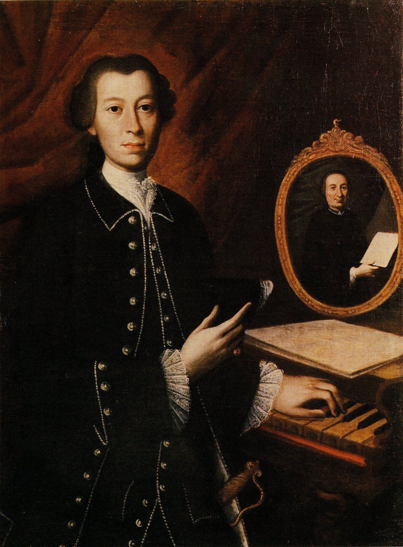 Ritratto di Giovanni Battista Pergolesi.<br>Olio su tela realizzato da anonimo del XVIII sec.<br>Jesi, Pinacoteca comunale<span></span>Portrait of Giovanni Battista Pergolesi.<br>Oil on canvas made by anonymous eighteenth century.<br>Jesi, Pinacoteca Comunale.